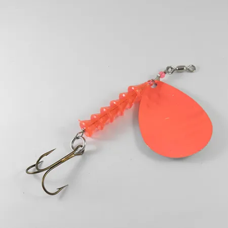 Luhr Jensen Dave Davis Vartiklė, Oranžinė/Nikelis, 17g, Kaltas, #1712