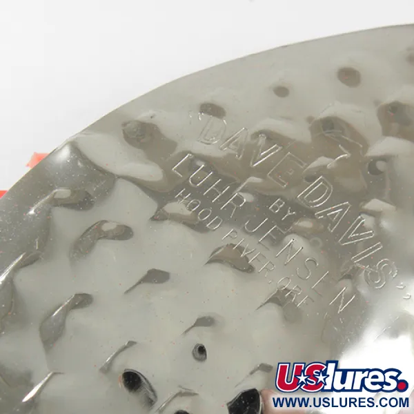 Luhr Jensen Dave Davis Vartiklė, Oranžinė/Nikelis, 17g, Kaltas, #1712