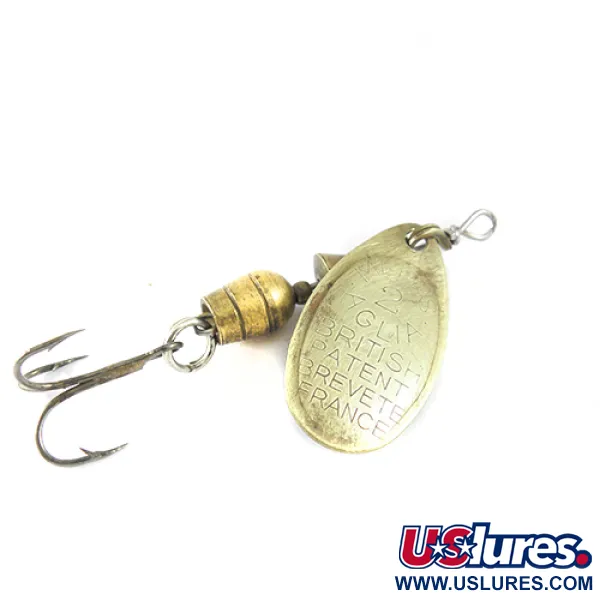 Mepps Aglia 2 Sukrė, Žalvaris, 4,5g, Įspaustas žymėjimas, #1717