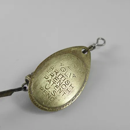 Mepps Aglia 2 Sukriukė, Žalvaris, 4.5g, Patentų žymos, #1718