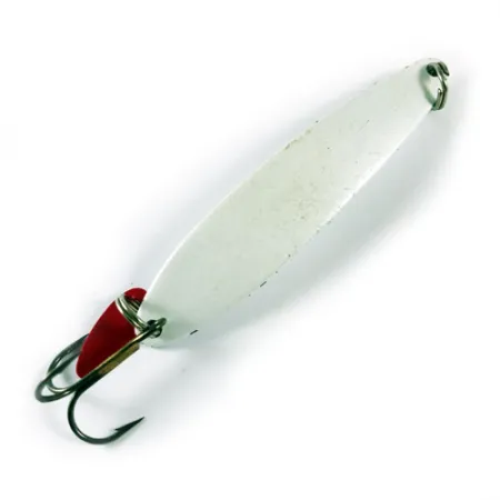 Bay de Noc Swedish Pimple Vartiklė, Perlų balta, 21g, Lapelis, #1728