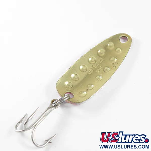 Len Thompson #11 Blizgė, Raudona/Balta/Žalvaris, 14g, Duobėta, #1747