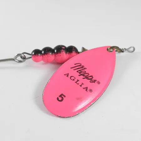 Mepps Aglia 5 Sukriukė, Fluorescent Pink, 14g, Vienšakis Kablys, #1759