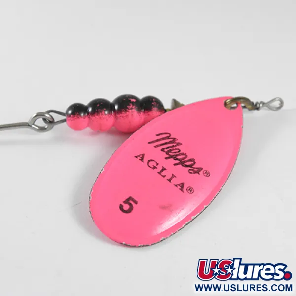 Mepps Aglia 5 Sukriukė, Fluorescent Pink, 14g, Vienšakis Kablys, #1759