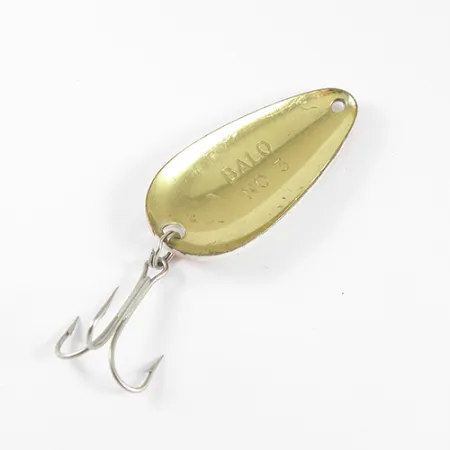 Balo 3 Blizgė, Balta / Raudona / Žalvaris, 14g, Vintage Stilius, #1769