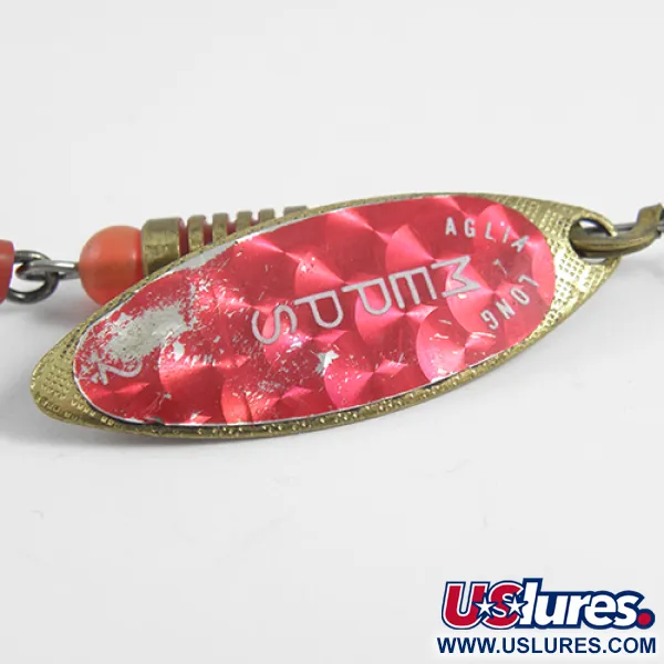 Mepps Aglia Long 2 Rainbo Sukrė, Raudona/Žalvaris, 7,4g, Rainbo, #1786