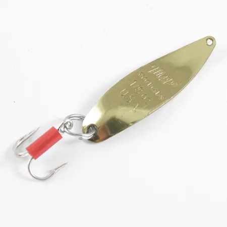 Mepps Syclops 00 Blizgė, Auksinė / Raudona, 3,5 g, S-forma, #1790