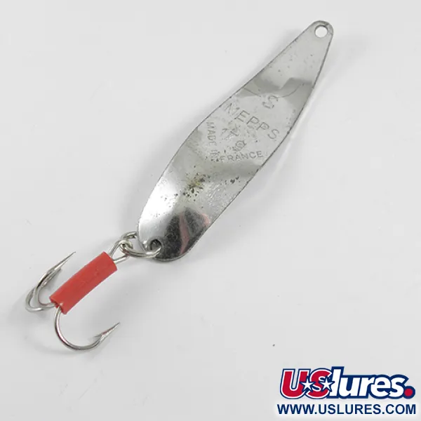 Mepps Syclops 2 Blizgė, Nikelis / Rausva, 17g, S-forma, #1791