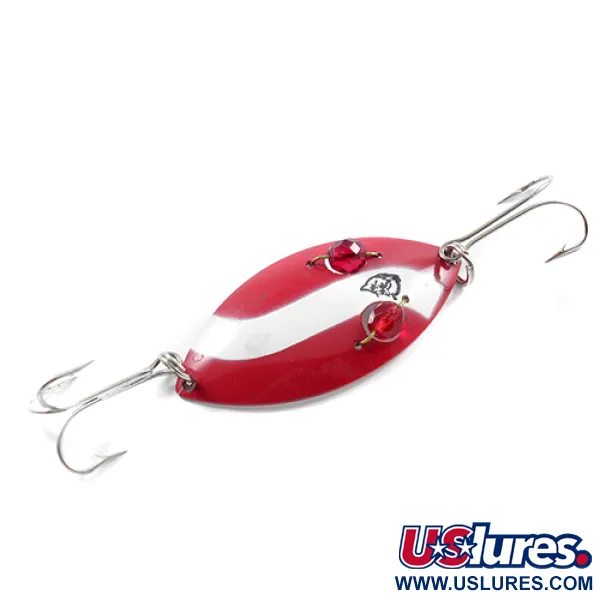 Eppinger Red Eye Wiggler Blizgė, Raudona/Balta/Nikelis, 25g, #1799