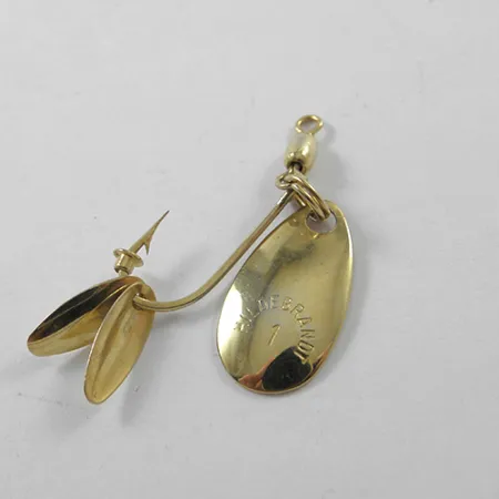 Yakima Bait Hildebrandt 1 Sukrė, Auksinė, 1g, Sonic Blades, #1818