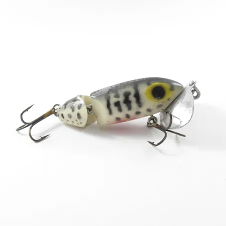 Fred Arbogast Jitterbug Jointed Paviršinis masalas, Tiger, 10g, #1831