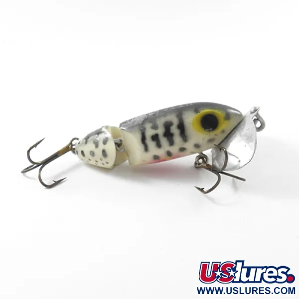 Fred Arbogast Jitterbug Jointed Paviršinis masalas, Tiger, 10g, #1831