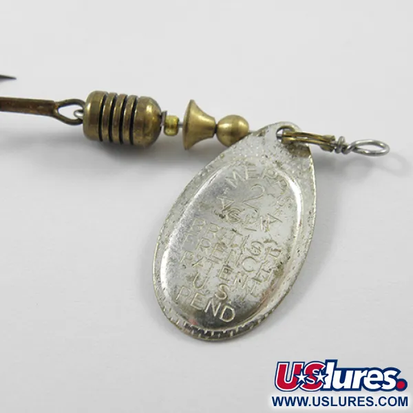 Mepps Aglia 2 Sukrė, Sidabrinė, 4.5g, Vintage, #1841