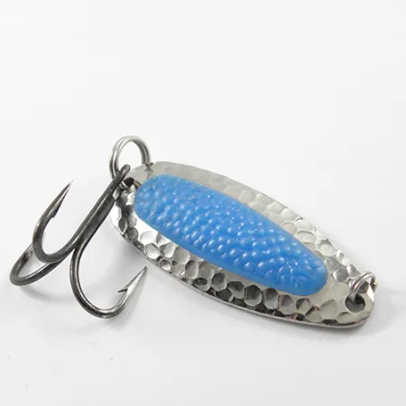 Blue Fox Pixee Blizgė, Nikelis / Mėlyna, 14g, Kaltas Paviršius, #1858