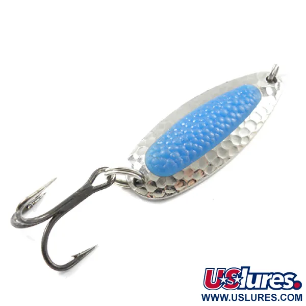 Blue Fox Pixee Blizgė, Nikelis / Mėlyna, 14g, Kaltas Paviršius, #1858