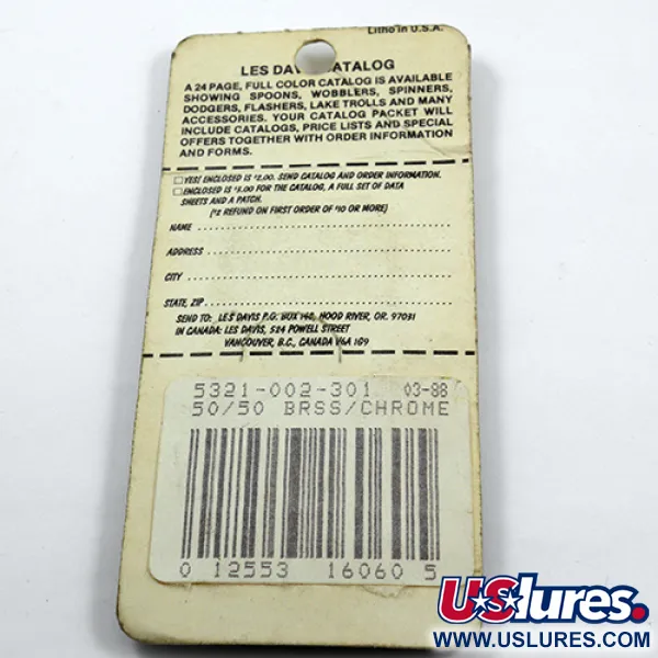 Les Davis Canadian Wonder Blizgė, Nikelis/Auksas, 7g, 50/50 danga, #1884