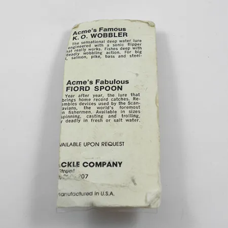 Acme Kastmaster Blizgė, Oranžinė, 14g, Tikslus Balansas, #1886