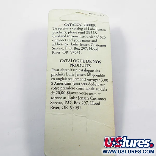 Luhr Jensen Krocodile Die #3 Vartiklė, Nikelis, 10g, Tolimas Metimas, #1887