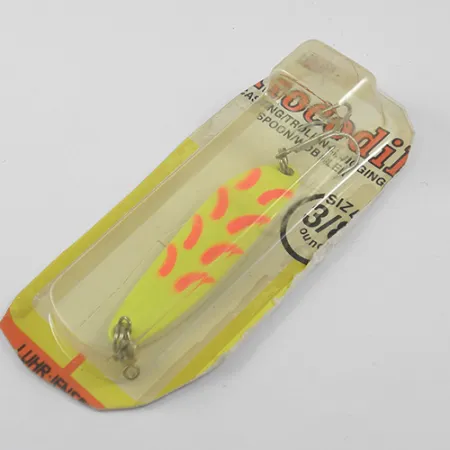 Luhr Jensen Krocodile Die #3 Blizgė, Fluoro Geltona, 10,6g, #1890