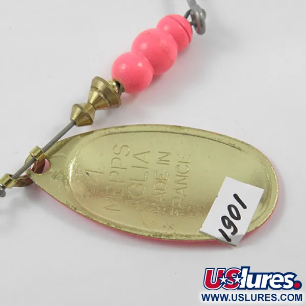 Mepps Aglia Hot Pink 4 Sukrė, Rožinė / Auksinė, 9g, #1901
