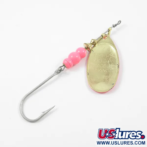 Mepps Aglia Hot Pink 4 sukriukė, Rožinė/Auksinė, 9g, Višakis kablys, #1913