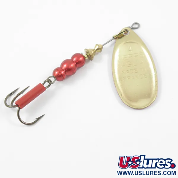 Mepps Aglia Platinum 4 Sukriukė, Raudonas Metalikas, 9g, #1915