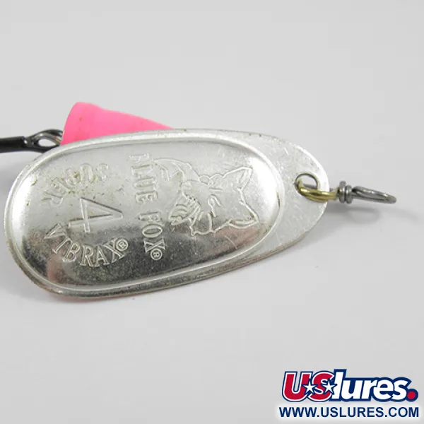 Blue Fox Super Vibrax 4 Sukrė, Sidabras/Rožinė, 10,5g, Anti-persisukimas, #1916