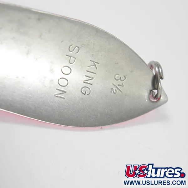 Pro King Weedless King Spoon Vartiklė, Sidabrinė/Rožinė, 34g, #1931