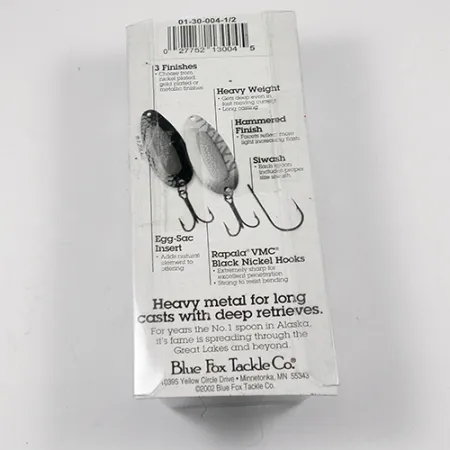 Blue Fox Pixee Blizgė, Nikelis / Žalia, 14g, Kalta, #1940