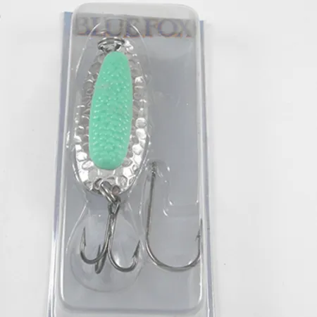 Blue Fox Pixee Blizgė, Nikelis / Žalia, 14g, Kalta, #1940