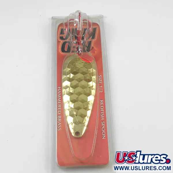 Worth Red King Spoon Blizgė, Kaltas žalvaris, 17g, Jūrinė, #1941