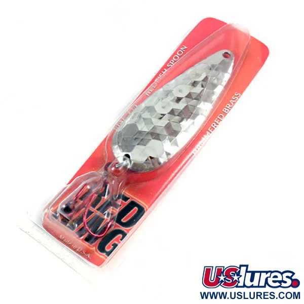 Worth Red King Spoon Blizgė, Kaltas nikelis, 17g, JAV, #1943