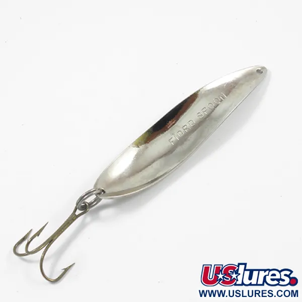 Acme Fiord Spoon Blizgė, Nikelis/Mėlyna, 18g, Tolimas Metimas, #1948