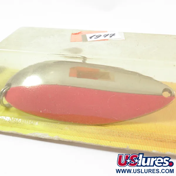 Luhr Jensen Lil' Kroc Blisgė, Chromas/Raudona, 21g, Tolimas metimas, #1977