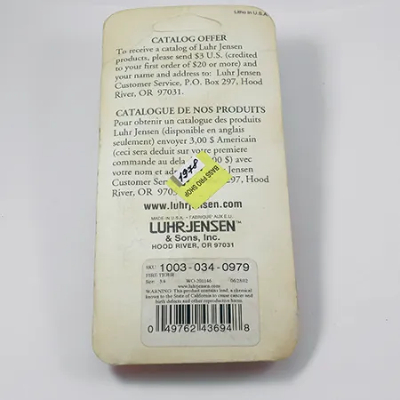 Luhr Jensen Krocodile Die #5 Vartiklė, Fire Tiger, 21g, Metimas, #1978