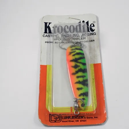 Luhr Jensen Krocodile Die #5 Vartiklė, Fire Tiger, 21g, Metimas, #1978