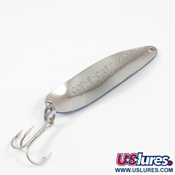 Dardevle Cop-E-Cat 7400 Blizgė, Nikelis / Mėlyna, 14g, #1985