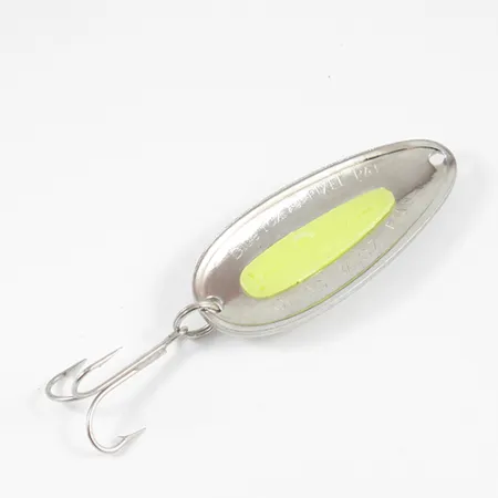 Blue Fox Pixee Blizgė, Kaltas nikelis / Geltona, 24g, #1986