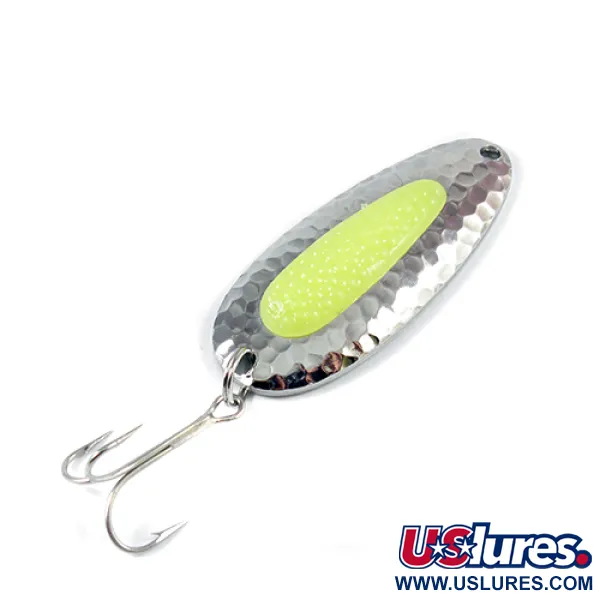 Blue Fox Pixee Blizgė, Kaltas nikelis / Geltona, 24g, #1986