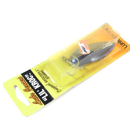 Luhr Jensen Lil' Kroc (Krocodile Stubby) Blizgė, Nikelis/Mėlyna, 21g, #1998