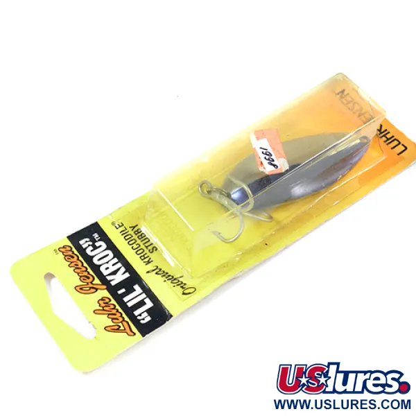 Luhr Jensen Lil' Kroc (Krocodile Stubby) Blizgė, Nikelis/Mėlyna, 21g, #1998