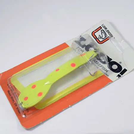 Luhr Jensen Loco 5 Blizgė, Geltona/Raudona, 28g, Lydeka, #2000