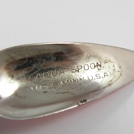 Nebco Aqua Spoon Blisgė, Raudona/Juoda/Nikelis, 9g, Vintage, #2021