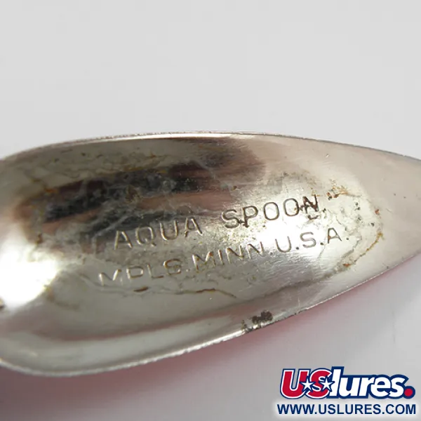 Nebco Aqua Spoon Blisgė, Raudona/Juoda/Nikelis, 9g, Vintage, #2021