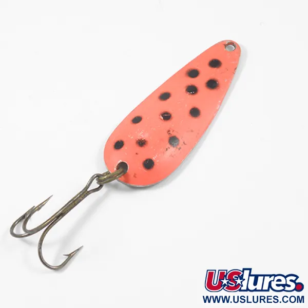 Nebco Aqua Spoon Blisgė, Raudona/Juoda/Nikelis, 9g, Vintage, #2021