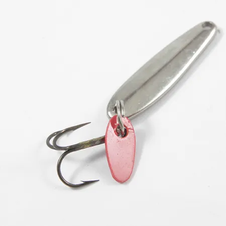 Bay de Noc Swedish Pimple Vertikali Vartiklė, Nikelis, 2g, Baltas Intarpas, #2040