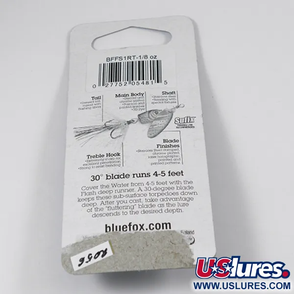 Blue Fox Flash Deep Runner Sukrė, Vaivorykštinis, 4g, Giluminė, #2056