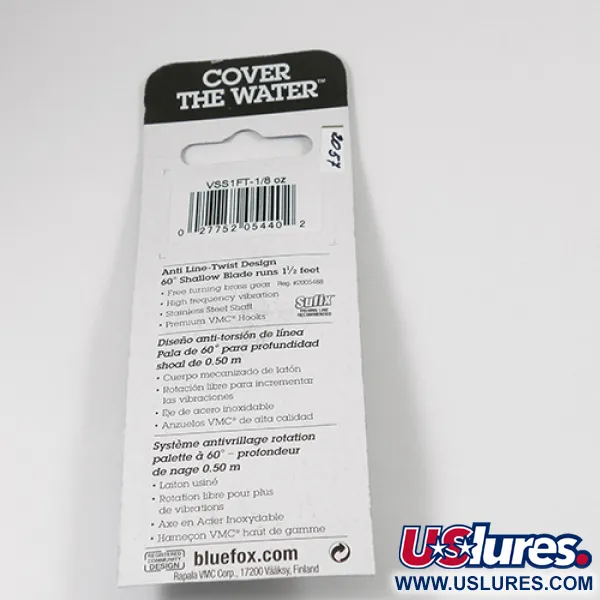 Blue Fox Vibrax Shallow Sukre, Rainbow, 4g, Nesuka Valo, #2057