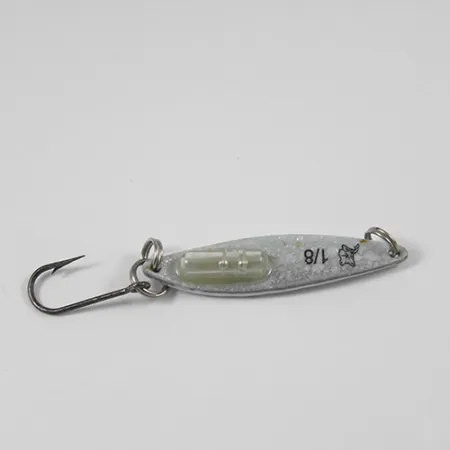 Blue Fox Rattle Flash Jiggin' Spoon Vartiklė, Snow Pearl, 4g, #2059