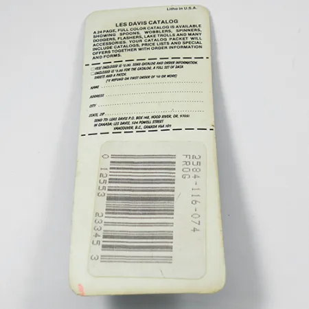 Luhr Jensen Les Davis Bang Tail Sukriukė, Frog, 2g, Aukso Lapelis, #2077